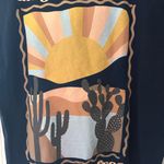 Obsessive Love  Juniors Navy Wild And Free Cactus Crop T-shirt Photo 2