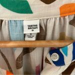 Tabitha Brown Target Botanical Print Puff Sleeve Mini Floral Dress. Size Small. Photo 3