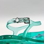 Betsey Johnson  Sarai Teal Jelly Flower Sandals Size 11 – New Without Box Photo 6