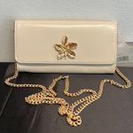 Anne Klein | Cream Clutch w/Gold Floral Accent ✨ Photo 7