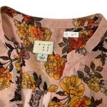 A New Day  Women Size Small Floral Blouse Shirt Top Pink 17-618 Photo 3