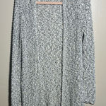 J.Jill  Black and White Knit‎ Oversized Cardigan | Small Photo 0