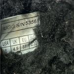 UGG  S/N 5356 black leather Westside shearling slip on shoe women size 6 Photo 9