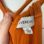 Evereve  Women’s XS Orange Gauze Halter Dress Photo 2