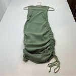 LIONESS  Military Minds Drawstring Mini Dress Sage Green Womens SZ Small Stretch‎ Photo 12