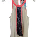 Very J Sequin Front Tank Top - Large Photo 0