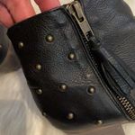 Eric Michael  Black Leather Studded Ankle Bootie Photo 6