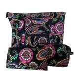 Vera Bradley  Bandana Swirl Bundle Tote Wallet Cosmetic Case Photo 1