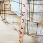 Veronica Beard Veronica‎ Beard Milly Plaid Flutter Sleeve Shirt size Medium in Multi Photo 6