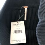 Free People  solid gold swingy sweater skirt black Photo 6