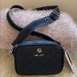 Nine West NWT Black Embossed Crossbody Bag Photo 0