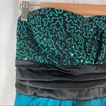 Ruby Rox 3/$30  | Teal Sequin Strapless Homecoming Dress 9 Photo 2