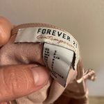 Forever 21 Womens Tank Top Camisole S Small Beige Brown Silky Lace V Neck Trim Photo 5