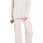 Barefoot Dreams CozyChic Ultra Light Wave Pants in Stone X-Small New Womens Photo 10