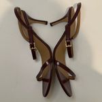 Tory Burch Penelope Slingback High Heel Sandals Malbec Burgundy Strappy Size 10 Photo 9