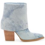 Jessica Simpson  Lerra 2 foldover western  embellished chunky heel bootie  SZ 11M Photo 1