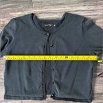 Teri Jon by Rickie Freeman Silk Blend Cardigan Sweater Women’s Black‎ Size 4 Black Photo 5