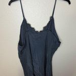 Avec Les Filles New NWT  Blue polka dot Camisole with Black Lace Photo 4