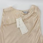 Shona joy NWT La Lune High Neck Bias Maxi Dress Cream Size 8 Sleeveless Formal Photo 5