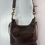Coach Chelsea Lace Duffle Crossbody Dark Brown Grommet Leather Bag Photo 5