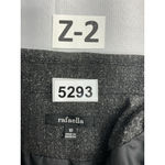 Rafaella Womans  Lined Blazer 10 Black 2 Button Front Close Photo 2