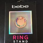 Bebe New  Cell phone Crystals Ring Stand Photo 0