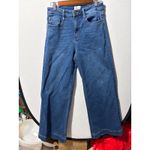 Driftwood  Martha Wide Leg Cropped Jeans Blue Wash Women's Size 28 Photo 3