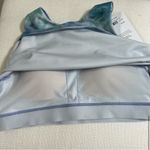 Athleta  NWT blue tie dye crop sports bra athletic tank Photo 8
