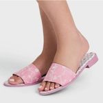 Hill House The Summer Slide Sandals Pink Embroidery Flats Size EU 35 Photo 0