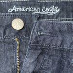 American Eagle  Denim Shorts‎ Size 6 Dark Wash Cuffed Casual Summer Photo 2