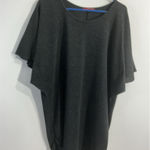 Womans Velvet Skye Sweater XLblack Flutter Sleeves Scoop Neck Rushed Pullover Black Size XL Photo 0