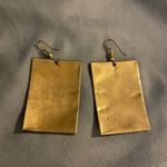 Boho mixed metal costume earrings, GUC Gold Photo 1