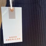 Good American  Black ribbed seamless slim flare size 7/8 Photo 3