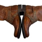 Frye Vintage Jenna Leather Studded Short Brown Boot Sz 6.5 Photo 5