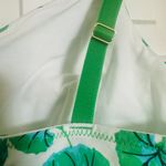 Diane Von Furstenberg 4-Way Cotton Stretch Geranium Leaf/Sea Twig Green Bralette Photo 6