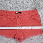 BDG Urban Outfitters Low Slung Corduroy Cutoff Shorts Size 30 Coral Orange Pink Photo 13