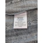 Almost Famous  Gray and Black Boho Top Size Large Smocked Boho Top Photo 6