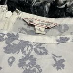 Gap Women’s Floral Print Cotton Peplum Blouse, Large Photo 2