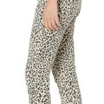 Ella Moss  Women's Cream/Black Cheetah Dabs High Rise Skinny Ankle Jeans sz 24 Photo 3