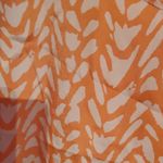 Faded Glory  Vibrant Orange and White Blouse Photo 2