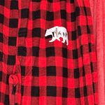 Plaid Red and Black Womens Pajama pants Size L Photo 1