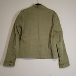 Jones New York  Green Denim Jean Jacket Large Vintage Photo 1