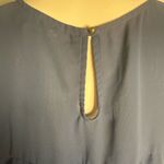 Motherhood  Blue Embellished Boxy Blouse Photo 3