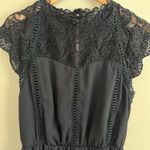 Lace Black Romper Photo 1
