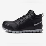 Reebok  Sublite Cushion Work SHOES - RB4144 COMP TOE Womens 7.5 W BLACK‎ NEW Photo 2
