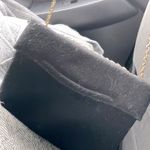 Vtg 50s Bycks wool purse black Photo 7