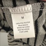 Check & Stripe Gray Black Striped‎ Knit Blazer Jacket Size M Photo 4