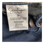 Jessica Simpson  High Waist Vintage Denim Shorts Dark Wash Button Fly Size 27 Photo 2