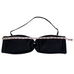 J.Crew Bandeau Black Scrunchie Bikini Top with O Photo 1