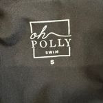 Oh Polly  Cutout Thong One Piece Swimsuit in Black, Size S Photo 5